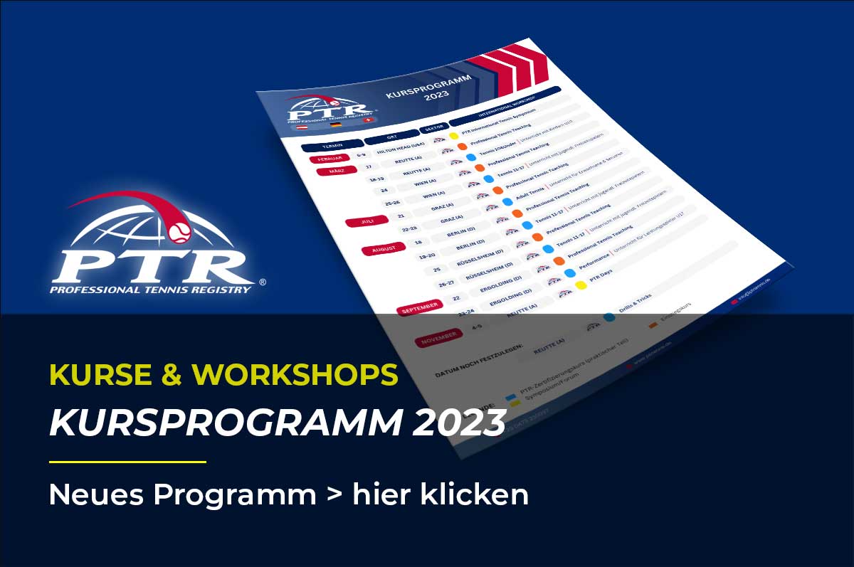 PTR Kursprogramm – Kalender 2022 von allen PTR Kursen